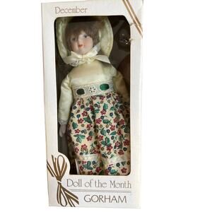 Vintage Gorham Doll of the Month December 1983
